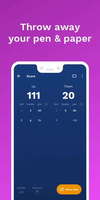 Score screen